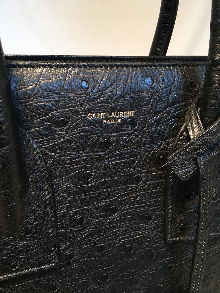 sac de jour nano in ostriche leather