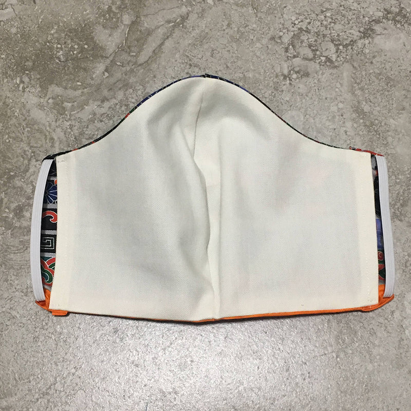 Handmade Hermes Collections Imperiales Silk Scarf Face Mask
