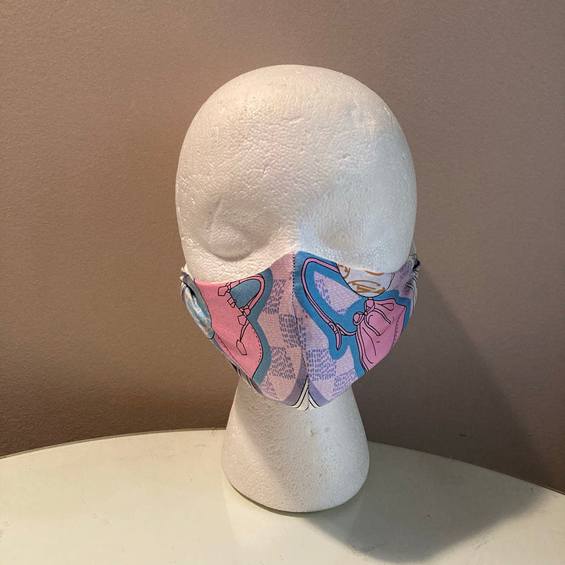 Louis Vuitton Pinball Silk Scarf Face Mask