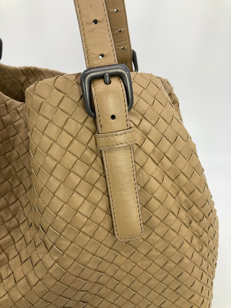 Bottega Veneta Intrecciato Woven Nappa Leather Tote Bag