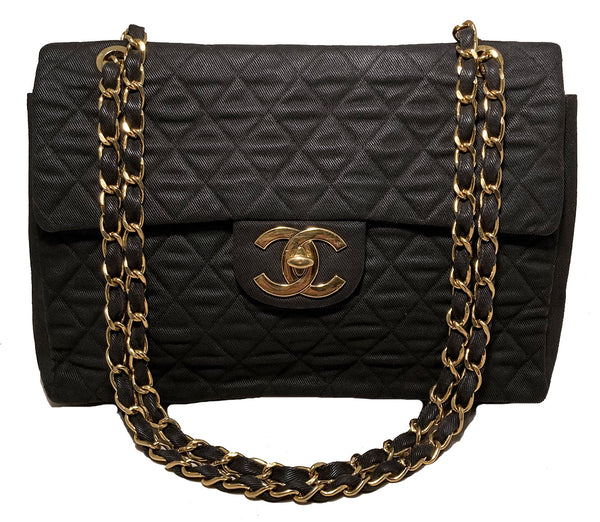 Bvprive on X: Chanel MAXI DENIM HOBO BAG